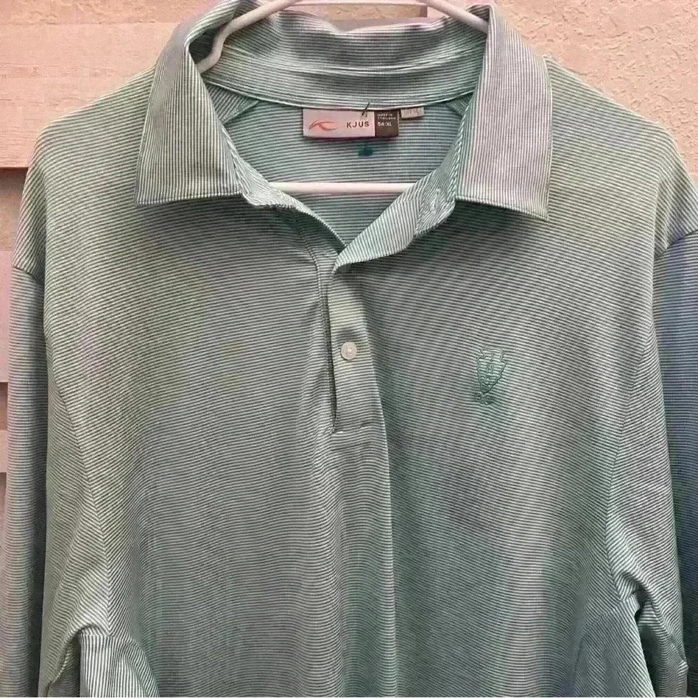 KJUS Men’s Soren Stripe Polo - Size XL